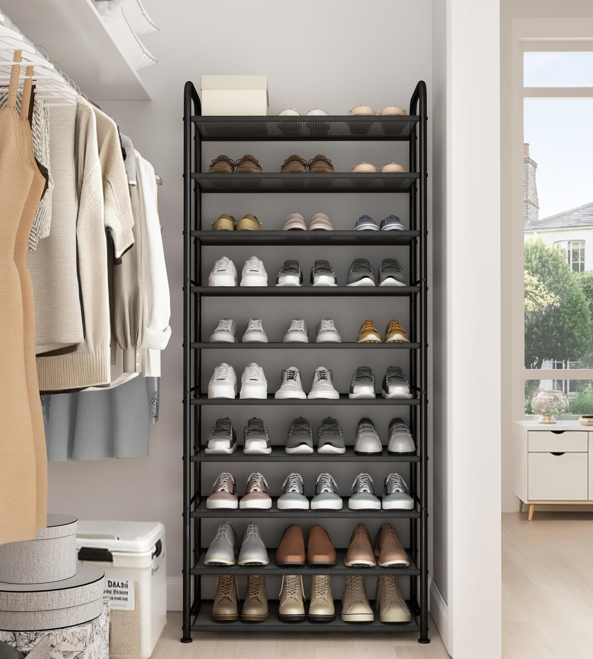 STO STO removable shelf allows extra space for taller boots
