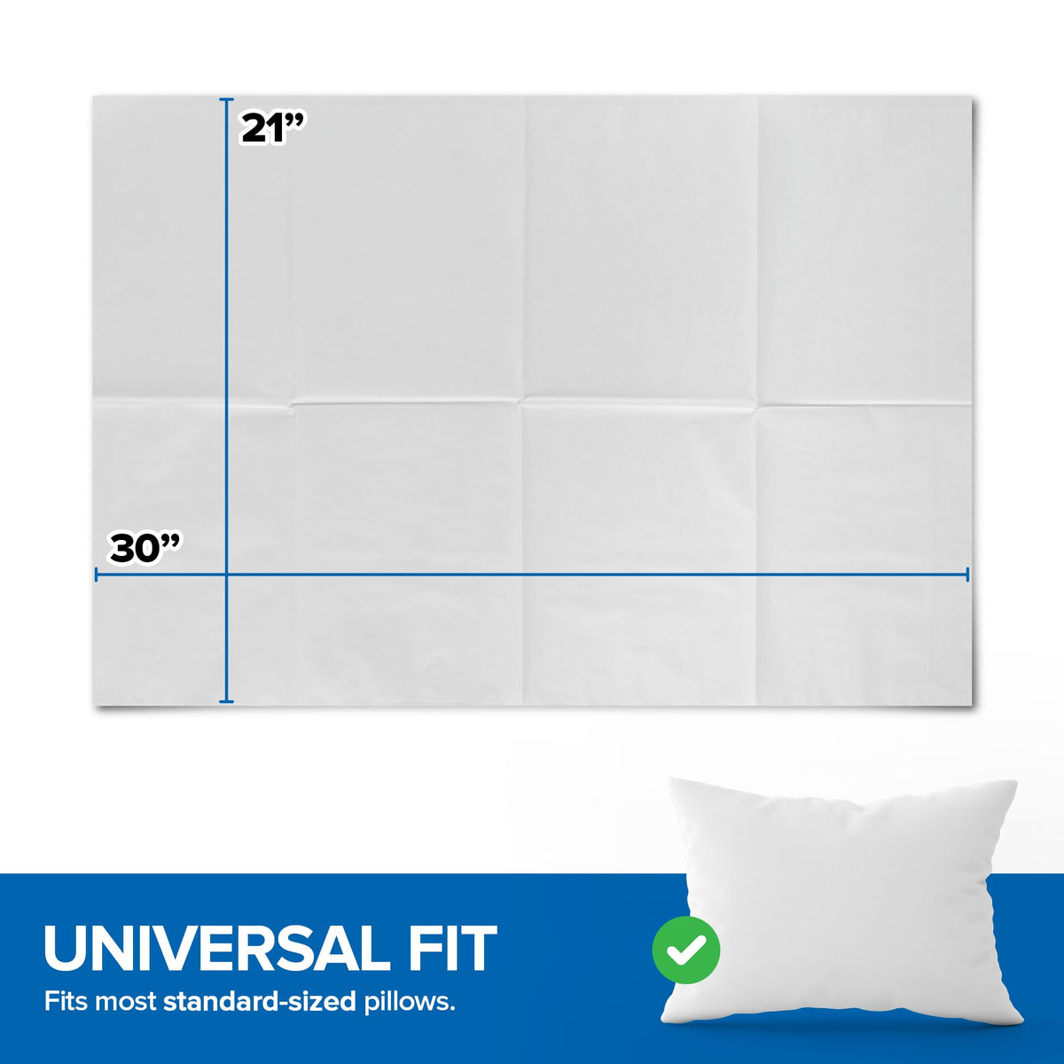 Stock Your Home moisture barrier interior protects against spills during patient use.