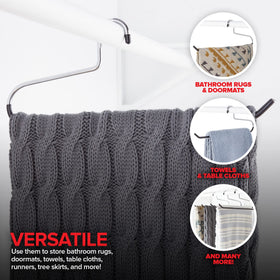 Stock Your Home multipurpose hangers great for towels, rugs, and bedding
