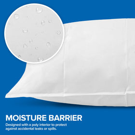 Stock Your Home universal-fit pillow case covers most standard pillows.
