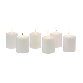 Stonebriar lead-free wick pillar ensures a cleaner, smoke-free burn.