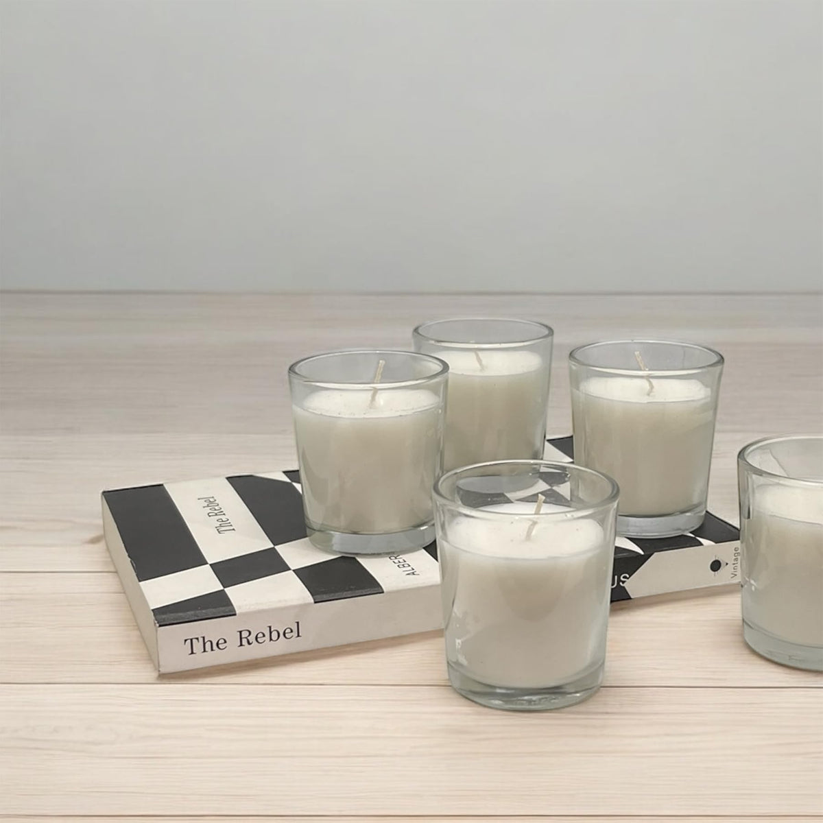 Stonebriar spa votives provide a tranquil ambiance for relaxing spaces.