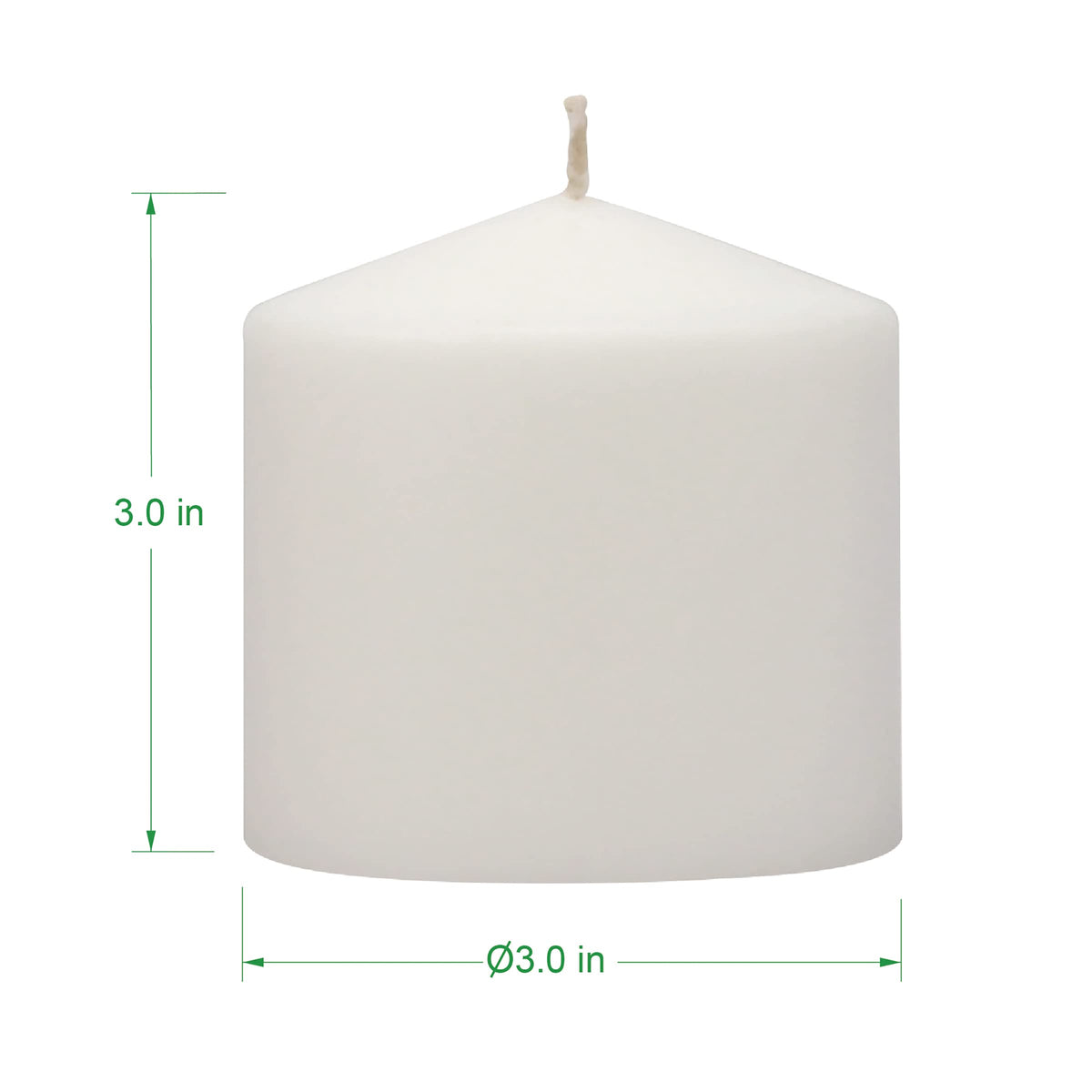 Stonebriar 3x3 wedding altar candle complements romantic ceremonies