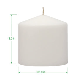 Stonebriar 3x3 wedding altar candle complements romantic ceremonies