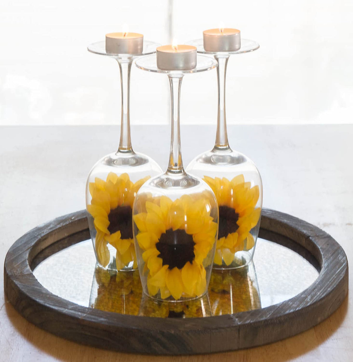 Stonebriar wedding and events tea lights add elegant light to celebrations.