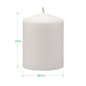 Stonebriar emergency candle offers reliable light during outages.