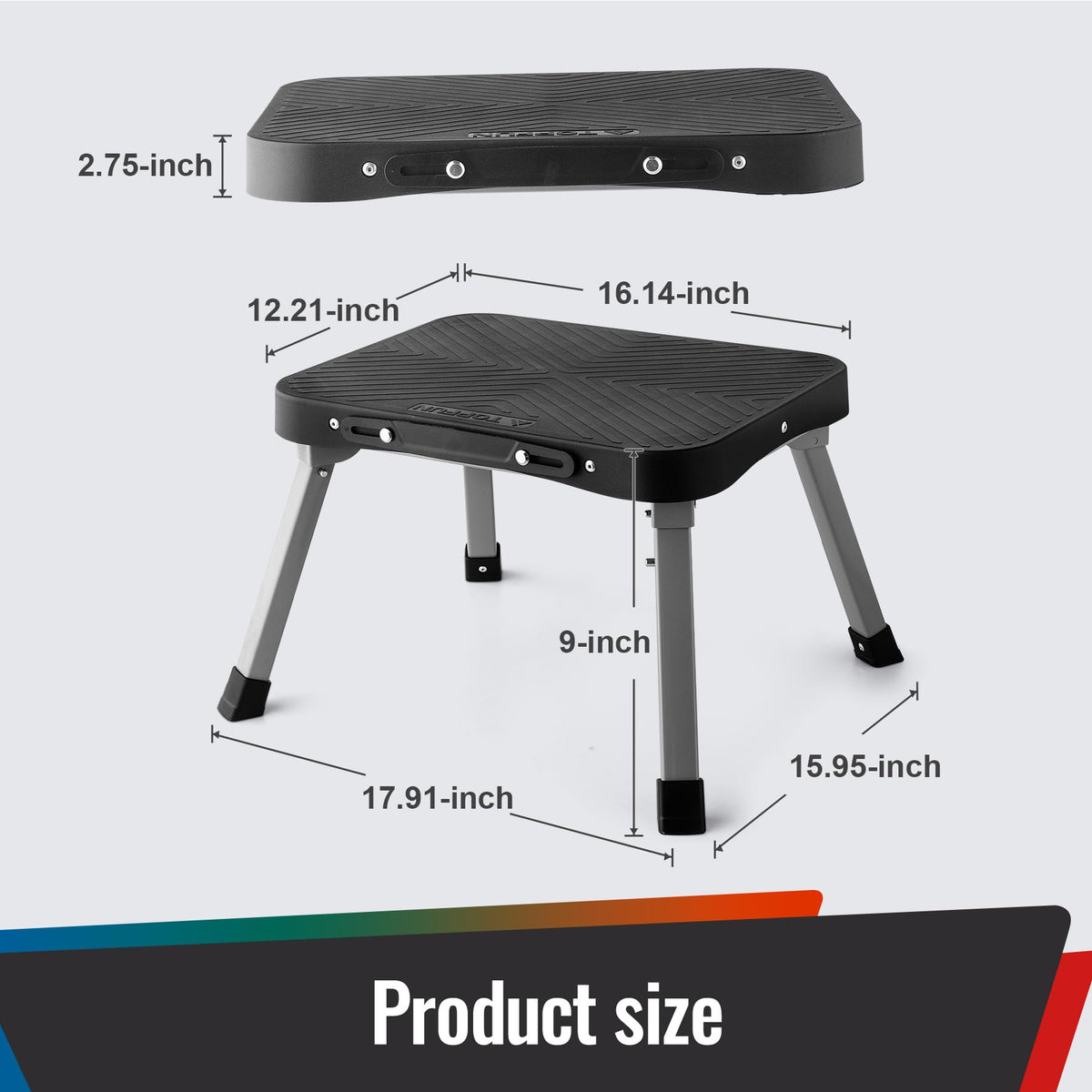 STOODER lightweight stool weighs under 6 lbs for effortless mobility