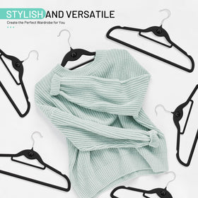 STOPKLAS accessory bar holds ties, scarves, and belts neatly.