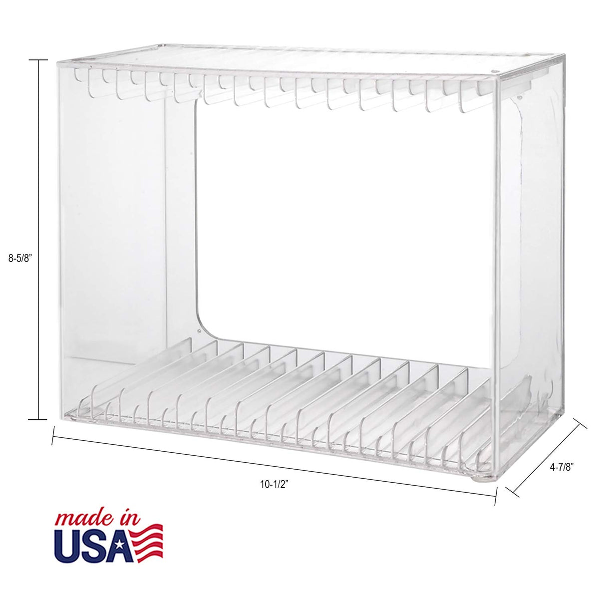 STORi American-made clear plastic construction