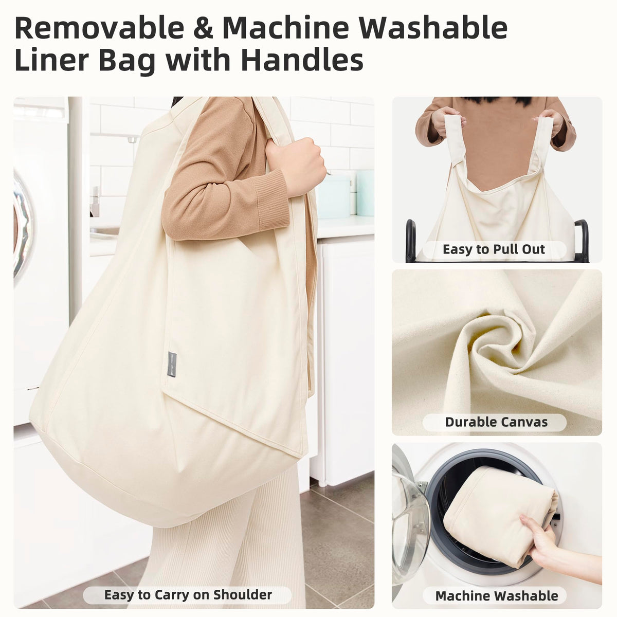 Storage Maniac 120L capacity keeps laundry organized with fewer refills.