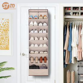 STORAGE MANIAC easy-clean material helps keep entryway tidy