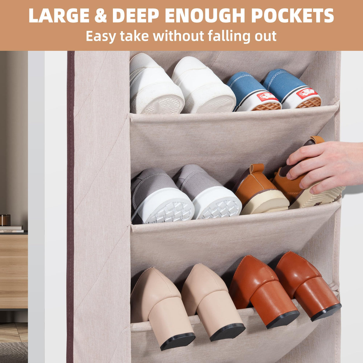 STORAGE MANIAC 56.94-inch height maximizes vertical storage space