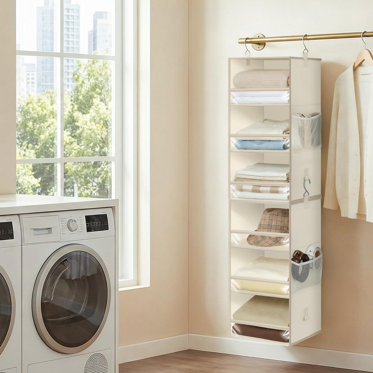 Storage Maniac ideal for dorm rooms and small apartments for compact living.