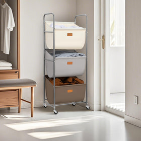Durable anti-rust pipes and water-resistant lining in Storage Maniac