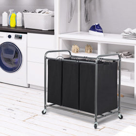 Storage Maniac efficient transition from kitchen to laundry keeps clothing organized and accessible.