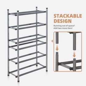 Storage Maniac rack placed near entryway for easy shoe access.