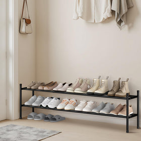 Storage Maniac garage and hallway organization for shoes