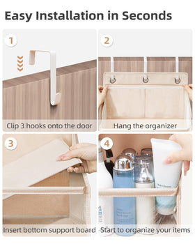 Storage Maniac heavy-duty oxford material resists tearing and supports heavier items.