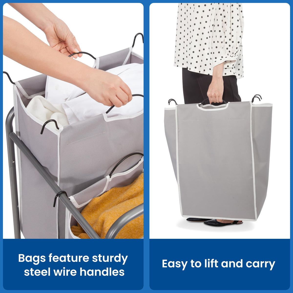 STORAGE MANIAC dorm-friendly sorter fits compact spaces for tidy dorm rooms.