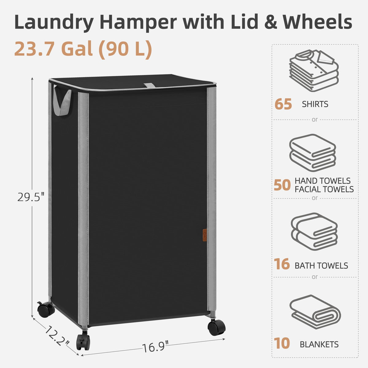 STORAGE MANIAC privacy lid keeps dust out and clothes hidden