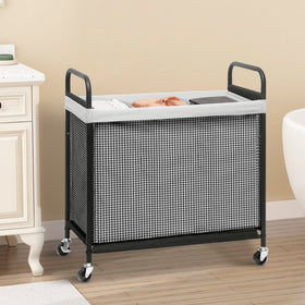 Storage Maniac multi-purpose storage cart for toys or sports gear when liner removed.