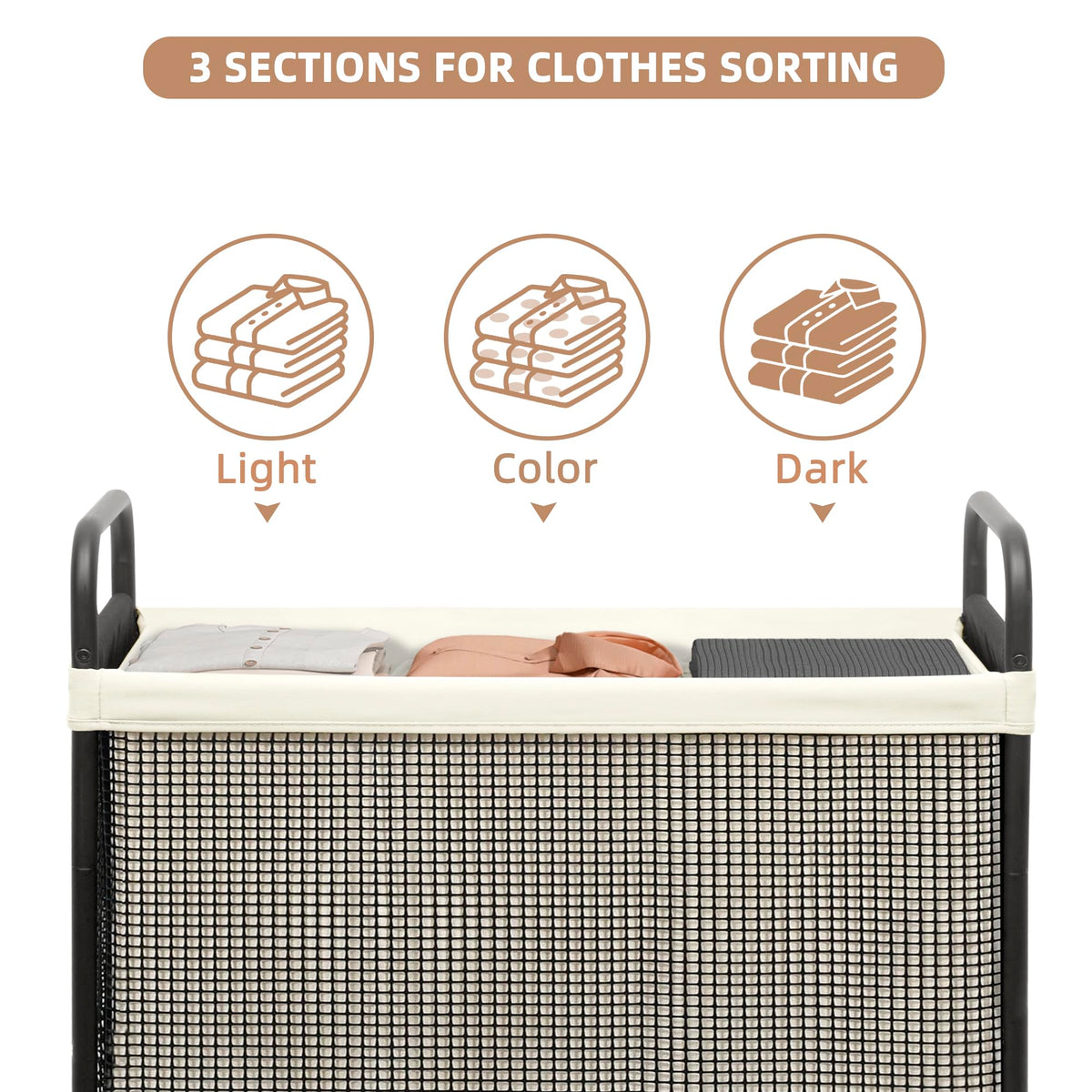 Storage Maniac PVC mesh frame offers durability with a lighter feel.