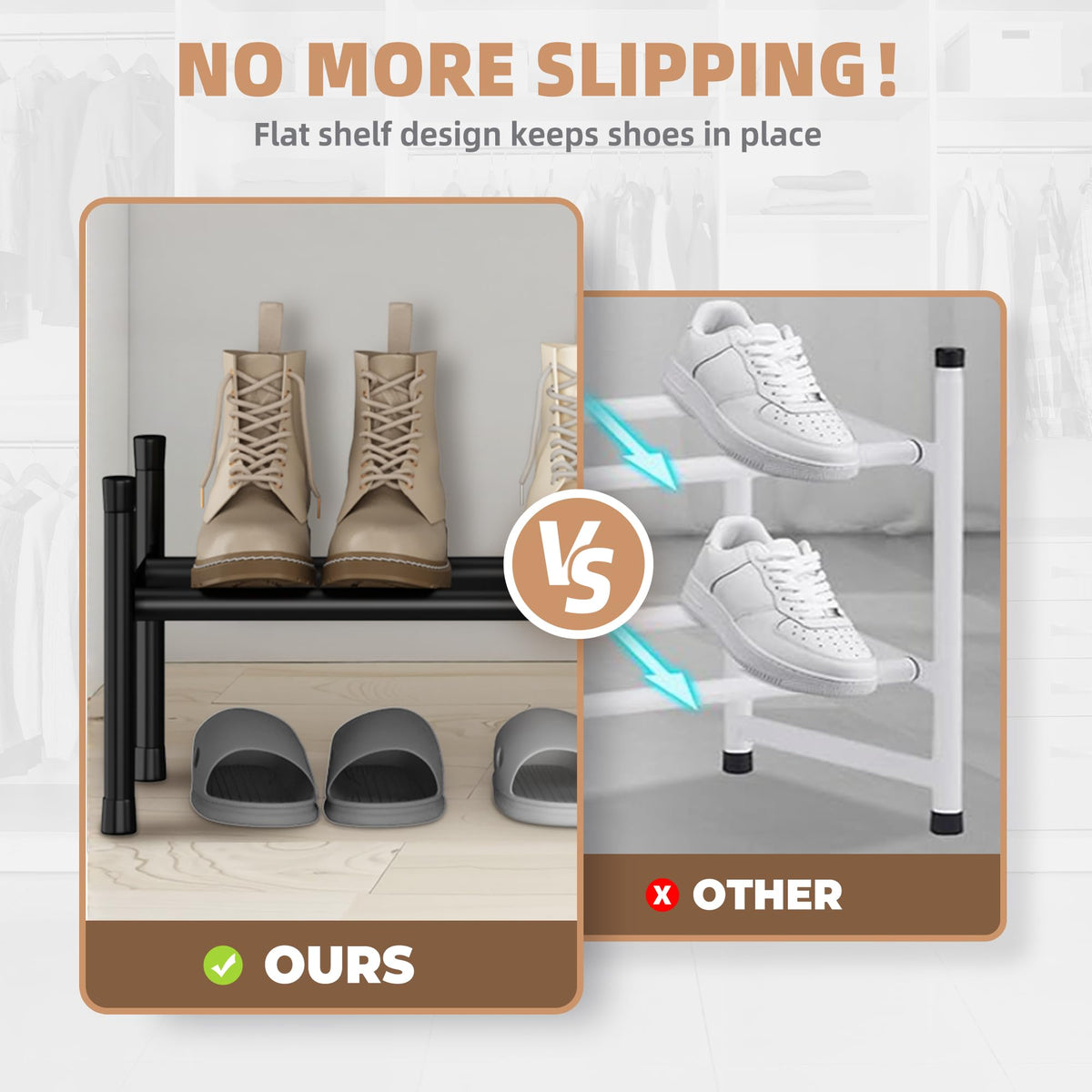 Storage Maniac rust-resistant coating protects against moisture and daily wear.