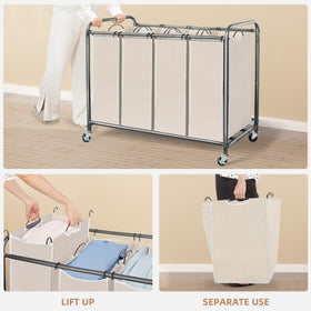 Sturdy STORAGE MANIAC frame with multiple horizontal bars for support