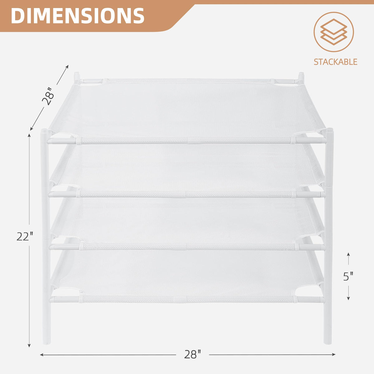 Storage Maniac stackable drying rack increases capacity for quick, organized drying.