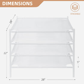 Storage Maniac stackable drying rack increases capacity for quick, organized drying.