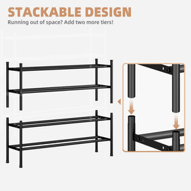 Storage Maniac stackable top unit doubles storage capacity