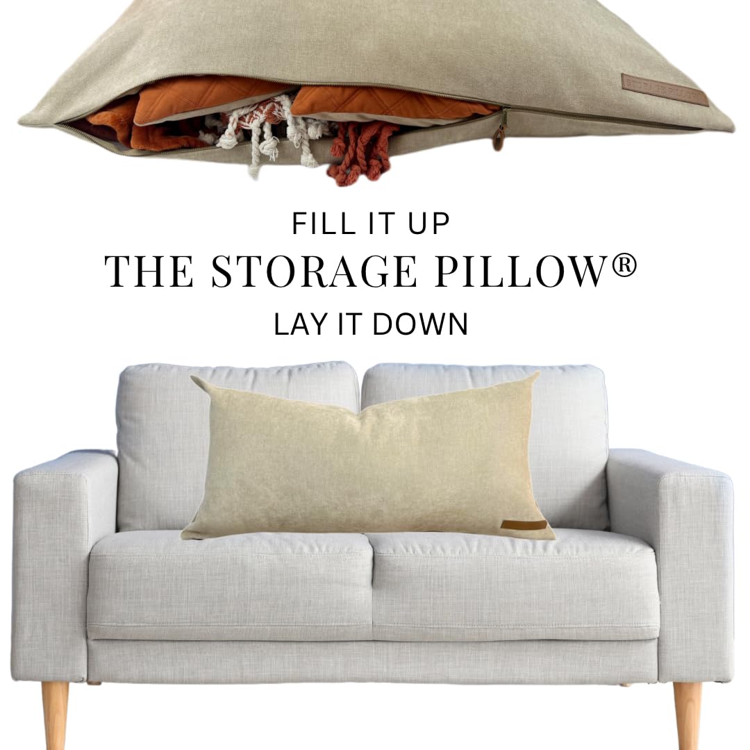 STORAGE PILLOW XL offers about 3.5 cubic feet of interior room.