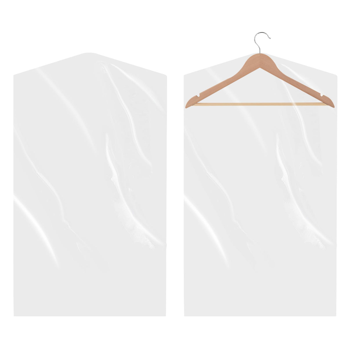 Storage Standard bulk pack of 60 bags for easy stocking.