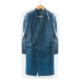 Storage Standard dry cleaning bag 40-inch protects garments during transport.