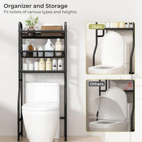 StorageIDEAS anti-tip kit adds stability in busy bathrooms.