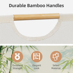 Storage Maniac 2-Pack laundry hamper side view highlighting collapsible design saving space