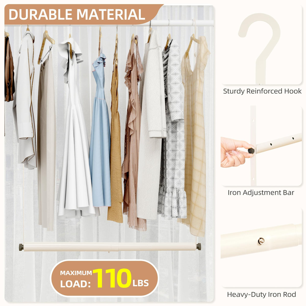 STORAGE MANIAC chrome-steel construction showing durable finish