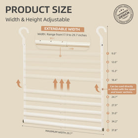 STORAGE MANIAC extender folded overlap in tight closet corner for space saving