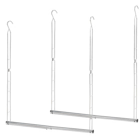 Storage Maniac hanging closet rod fully expandable for versatile wardrobe spacing
