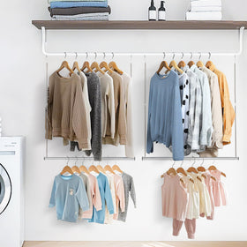 Storage Maniac kid-friendly closet setup supports independent wardrobe choices