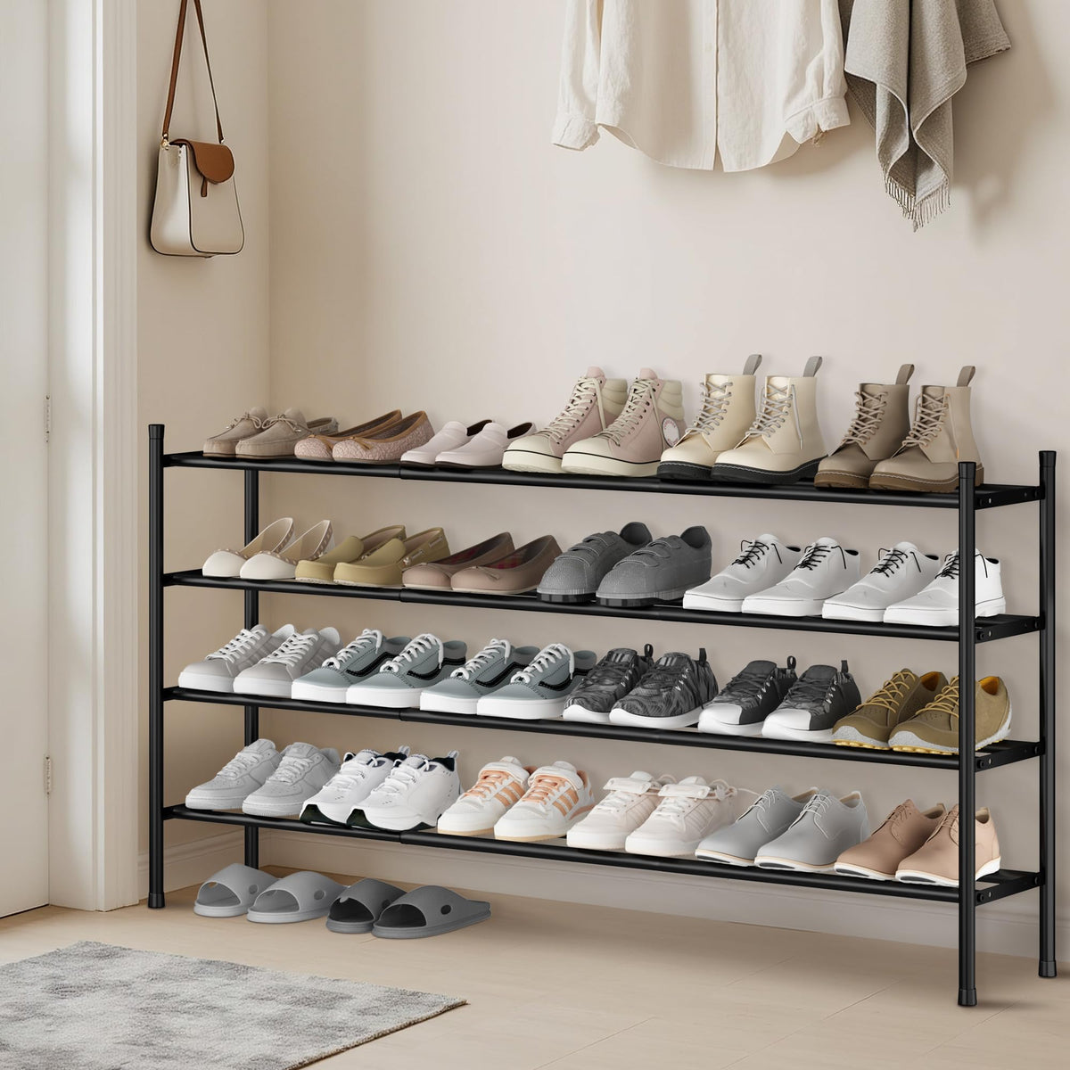 STORAGE MANIAC expandable length helps cover larger spaces