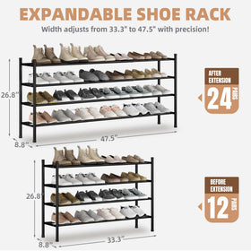 STORAGE MANIAC stackable unit on top demonstrates doubled vertical storage