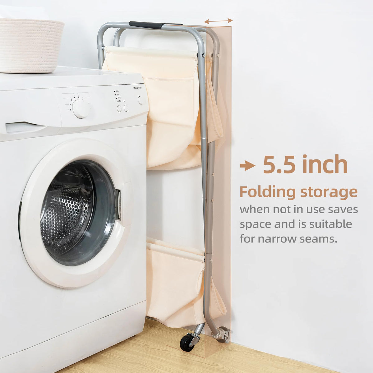 Storage Maniac steel frame foldable design provides durable daily-use support.
