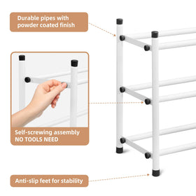 STORAGE MANIAC sturdy foot covers protect floors during use