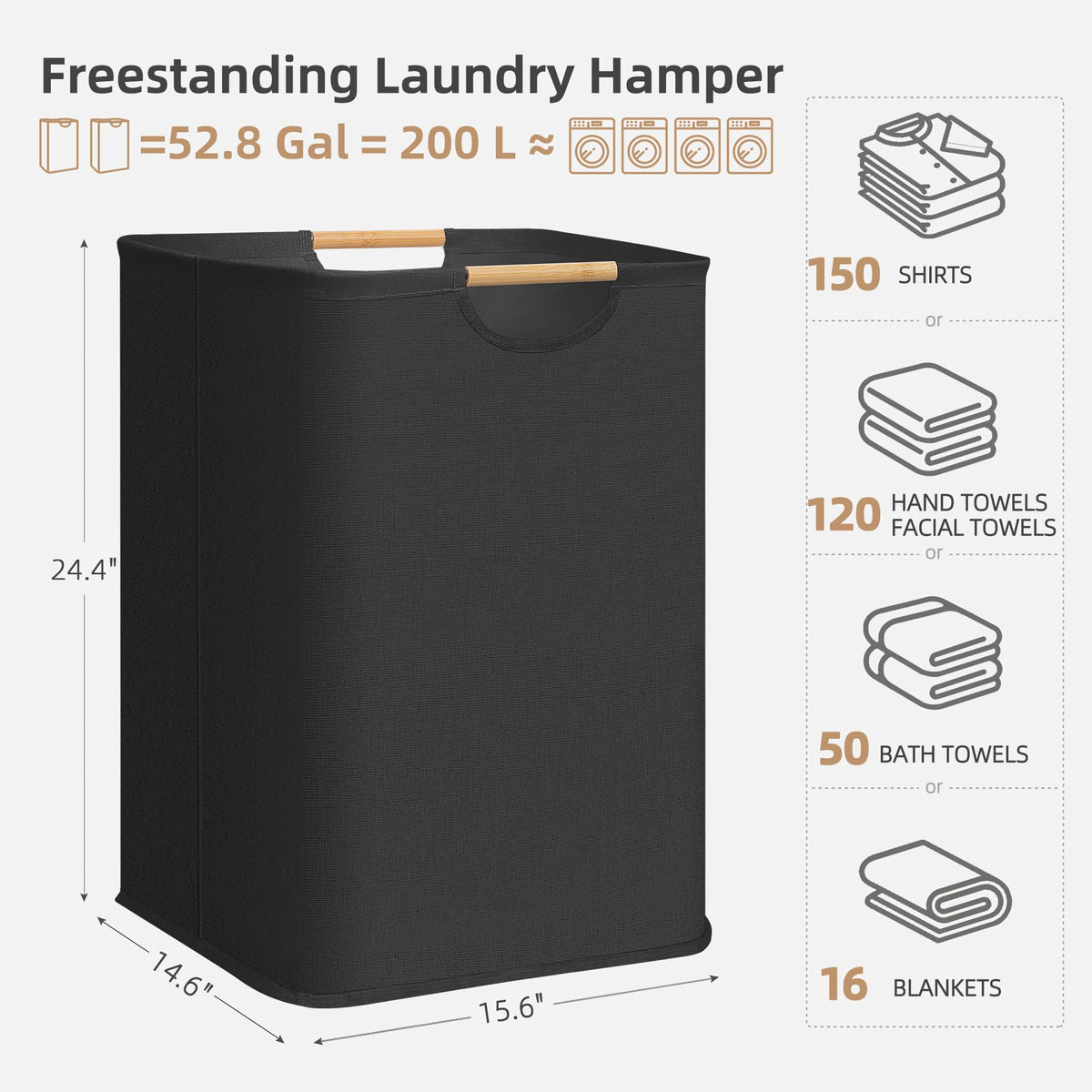 Storage Maniac hampers feature a waterproof inner lining to handle wet items.