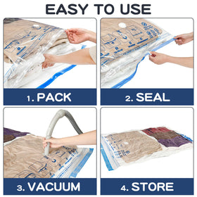 Storage Master XXL bag triple-seal valve ensures secure air removal.