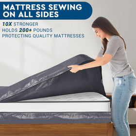 StorageRight waterproof opaque material protecting mattress from weather and dirt