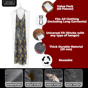 Storage Standard dance costume cover shields delicate fabrics on the go