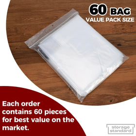 Storage Standard extra-long bag fits extended-length garments like gowns