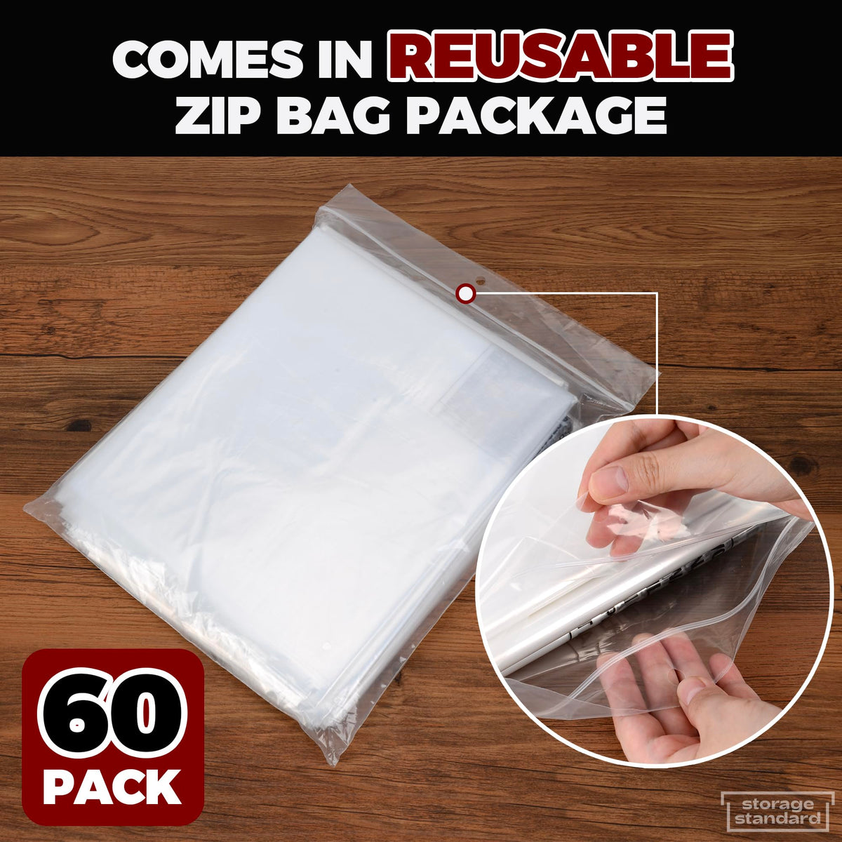 Storage Standard value-pack of 60 bags is great for shops